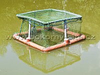 Portable floating cage