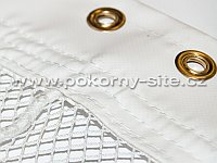 NET HAS A PROTECTIVE HEM MADE FROM POLYAMIDE OR PVC